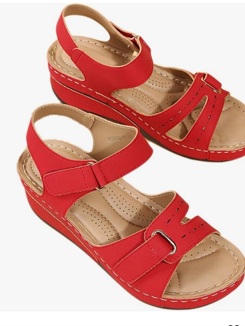 Women's Orthopedic Open Toe Sandals Walking Shoes Slip On Slippers Non-Slip SZ 6